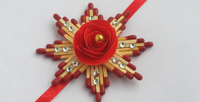 matchstick rakhi