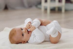 Newborn posing cutely Newborn posing cutely